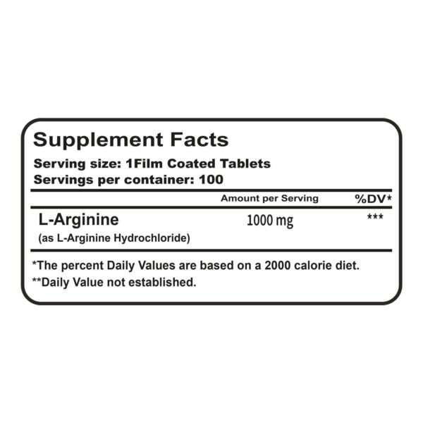 WhatsApp Image 2026-07-05 at 11.30.00 AM L - ARGININE 1000 MG 100 FILM COATED TABLETS